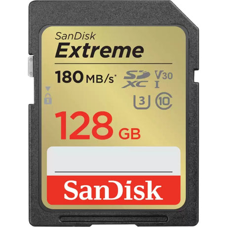 Sandisk Extreme SDXC 128 GB Speicherkarte (uhs-i u3, Klasse 10, v30)