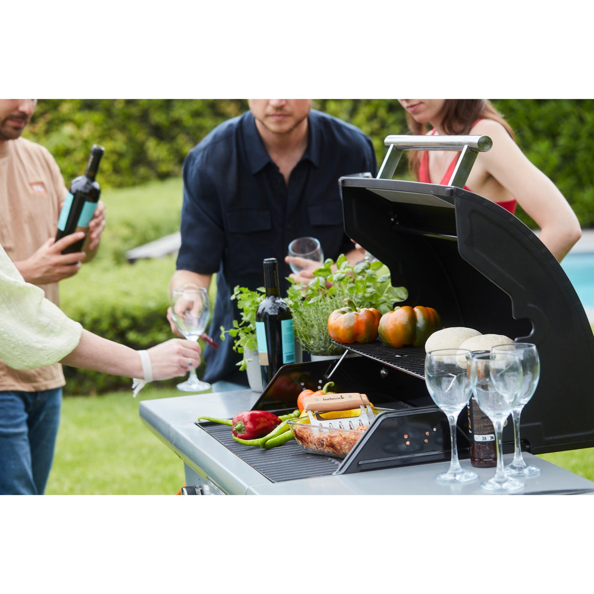 Barbecook-Set mit 2 Fleischkrallen