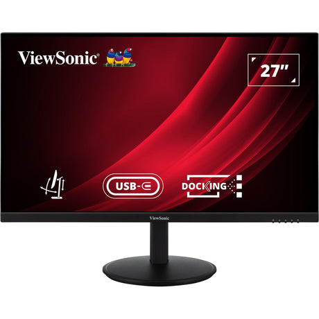 Viewsonic VG2709u-2k Docking-Monitor mit zwei Lautsprechern und Daisy Chain 27 (schwarz (matt), 1x HDMI, 1x Display-Port, 1x Display-Port-Ausgang, USB-C, USB-A, 100 Hz)