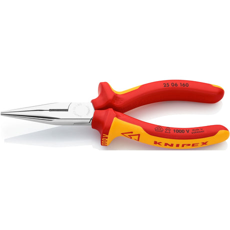 Knipex gerade Radiozange mit Seitenschneider | 160mm | vde - 2506160
