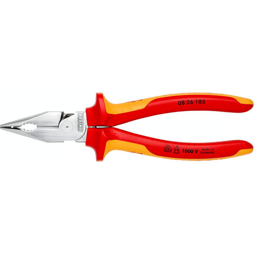 Knipex Spitzkombizange Kombizange (rot gelb)