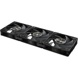 Asus proart pf120 fan - triple pack case fans (zwart, 3 stuks, 120 x 120 x 28 mm, 3 stuks)