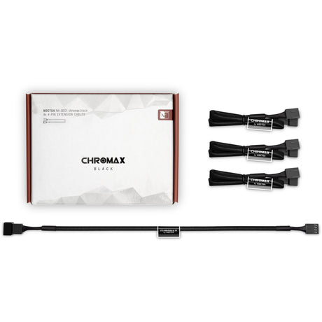 Noctua na-sec1 chromax.black Verlängerungskabel (schwarz)