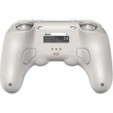8bitdo pro 3 Bluetooth-Gamepad (hellgrau rot, Switch 1 2, PC, Android, 2,4 GHz Bluetooth USB)