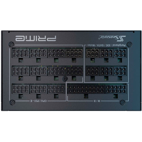 Seasonic Prime PX-1600 Modulares 1600-Watt-Netzteil (Schwarz, 2x 12VHPWR, 8x PCIe)
