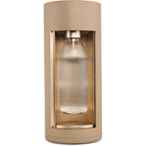 Mysoda glassy latte bruiswatertoestel (beige, excl. co2-gascilinder - met glazen fles)