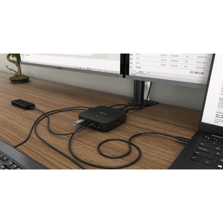 I-tec USB-C HDMI DP Dockingstation mit Stromversorgung 65 W + Universal-Ladegerät 77 W (schwarz)