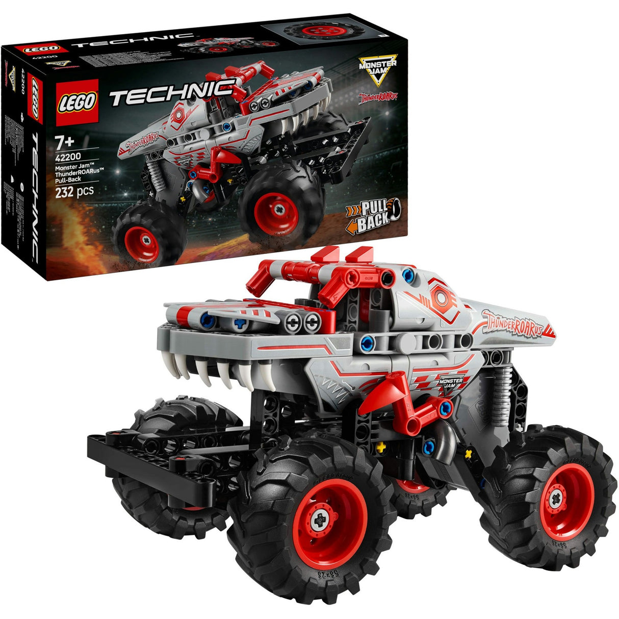 Lego Technic 42200 Monster Jam Thunderroarus Rückzug
