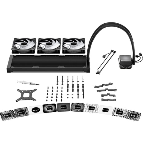 Ruhig sein! Pure Loop 3 lx 360 Wasserkühlung (schwarz, pwm)