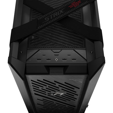 Asus ROG Strix Helios II GX601S Midi-Tower-Gehäuse (Schwarz | 4x USB-A | 2x USB-C | RGB | Gehärtetes Glas)