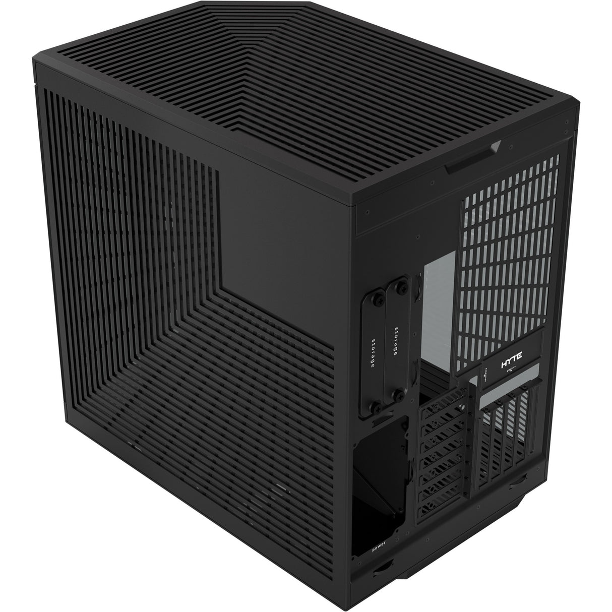 Hyte y70 Midi-Tower-Gehäuse (schwarz | 2x USB-A | 1x USB-C | gehärtetes Glas)
