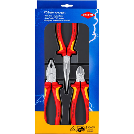 Knipex Elektro-Set 002012 Zangen-Set (3-teilig)