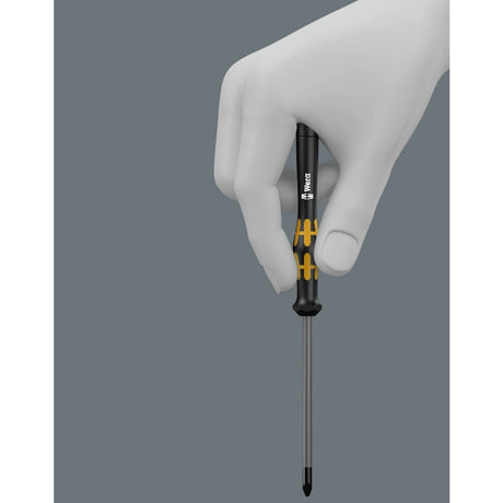 Wera Micro-ESD-Schraubendreher-Set mit Rack (schwarz gelb, 6-teilig)