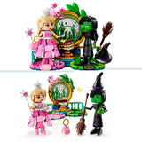Lego 75682 böse Elphaba- und Glinda-Figuren
