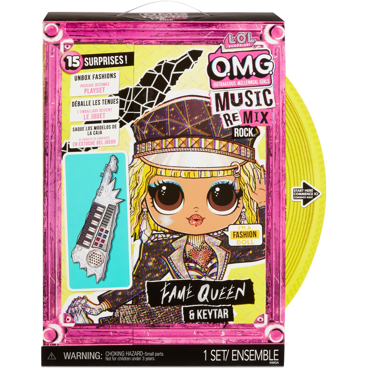 Mga Unterhaltung lol. Überraschung! OMG Remix Rock – Fame Queen und Keytar Pop