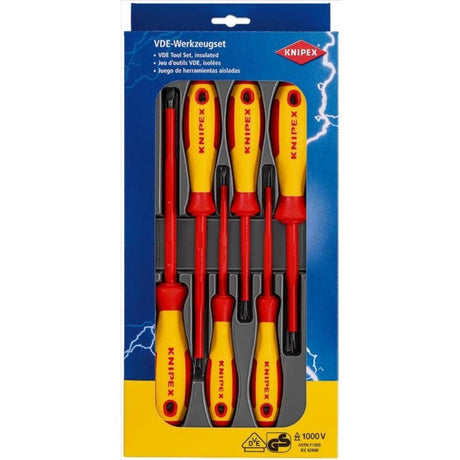 Knipex Schraubendreher-Set 00 20 12 V01 VDE (rot gelb, 6-teilig)