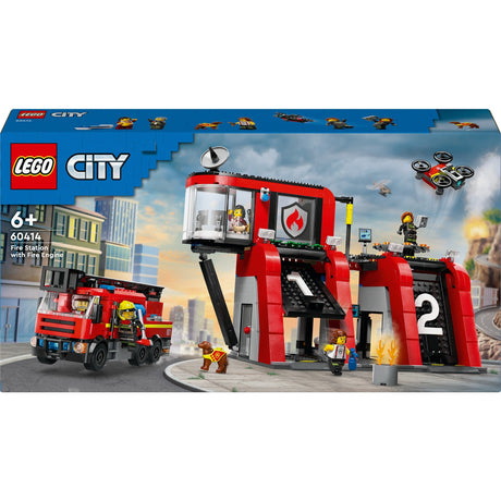 Lego City Feuerwache und Feuerwehrauto – 60414