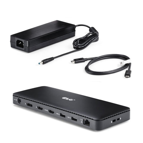 Club 3D Thunderbolt 4 12-in-1 Dock Dockingstation (Schwarz)