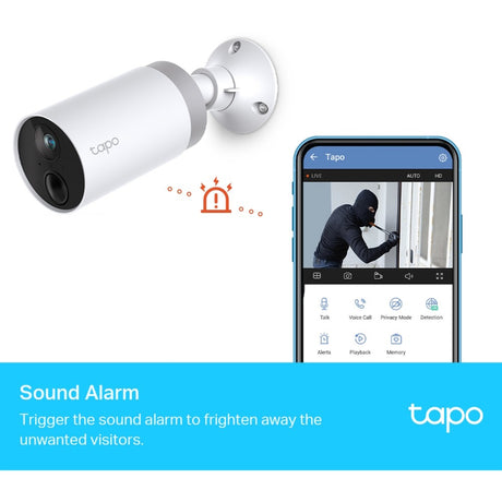 Tp-Link Tapo C400S2 Sicherheitskamera (weiß)