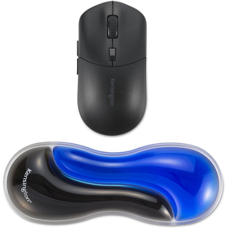 Kensington Slim Duo Gel-Maus-Trackball-Handgelenkauflage (blau schwarz)