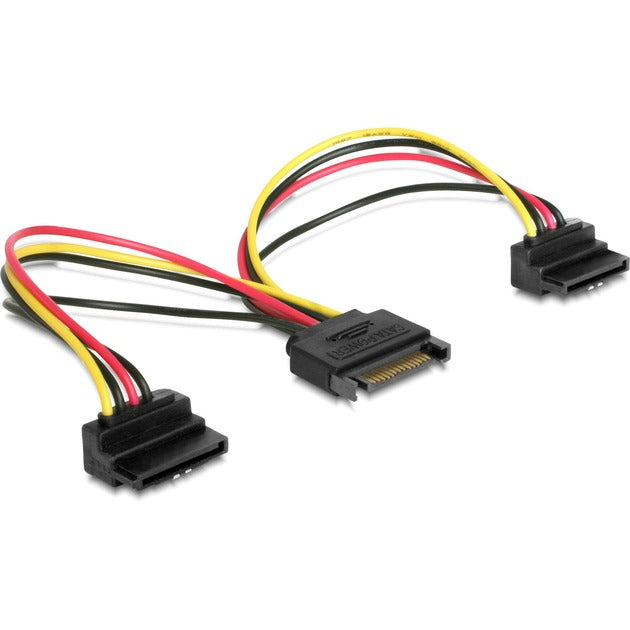 Delock 15-Pin SATA > 2x SATA Stromanschluss Splitterkabel (0,15 Meter)
