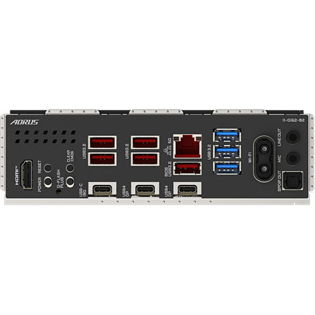 Gigabyte x870e Aorus Elite x3d Sockel AM5 Motherboard (schwarz, Raid, 5 GB-LAN, Wi-Fi 7, BT, Sound, ATX)