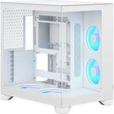 Fractal design pop 2 vision rgb midi tower behuizing (wit | 1x usb-a | 1x usb-c | rgb | tempered glass)