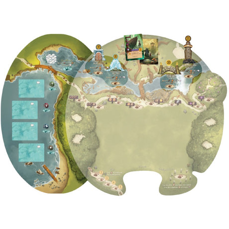 White Goblin Games Everdell: Pearlbrook Brettspiel (Niederländisch, Erweiterung, 1 - 4 Spieler, 60 Minuten, ab 10 Jahren)