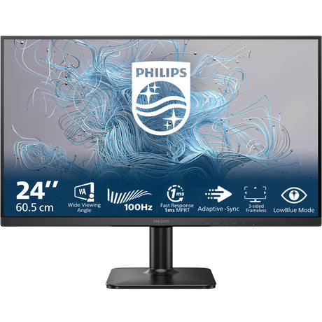 Philips 24e2n1100lb 23,8 Monitor (schwarz, HDMI, VGA)