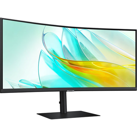 Samsung viewfinity s6 s65uc 34 curved ultrawide monitor (zwart, 1x displayport, 1x hdmi, 1x usb-c, 3x usb-a, 1x rj-45)