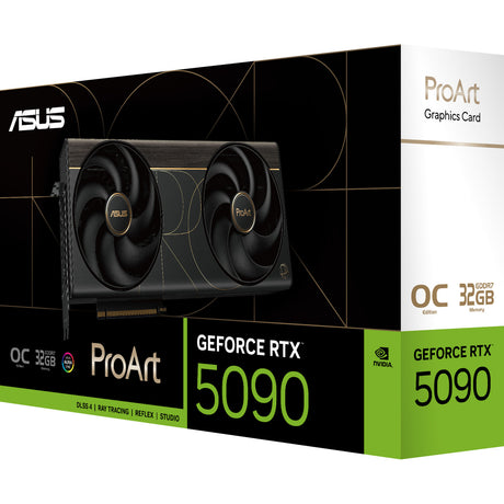 Asus proart geforce rtx 5090 oc grafische kaart (2x displayport, 2x hdmi 2.1, 1x usb-c, dlss 4)