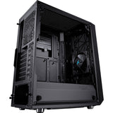 Fraktales Design meshify c dunkle getemperte Glas