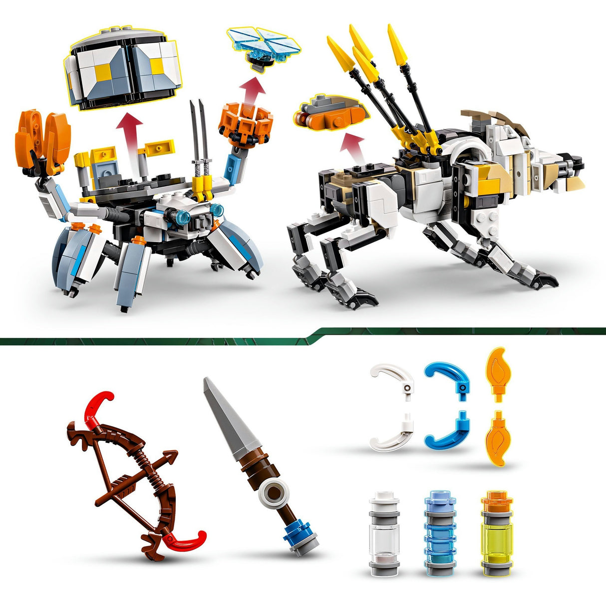 Lego Horizon 77037 Aloy und Varl vs. Shell Walker und Sawtooth