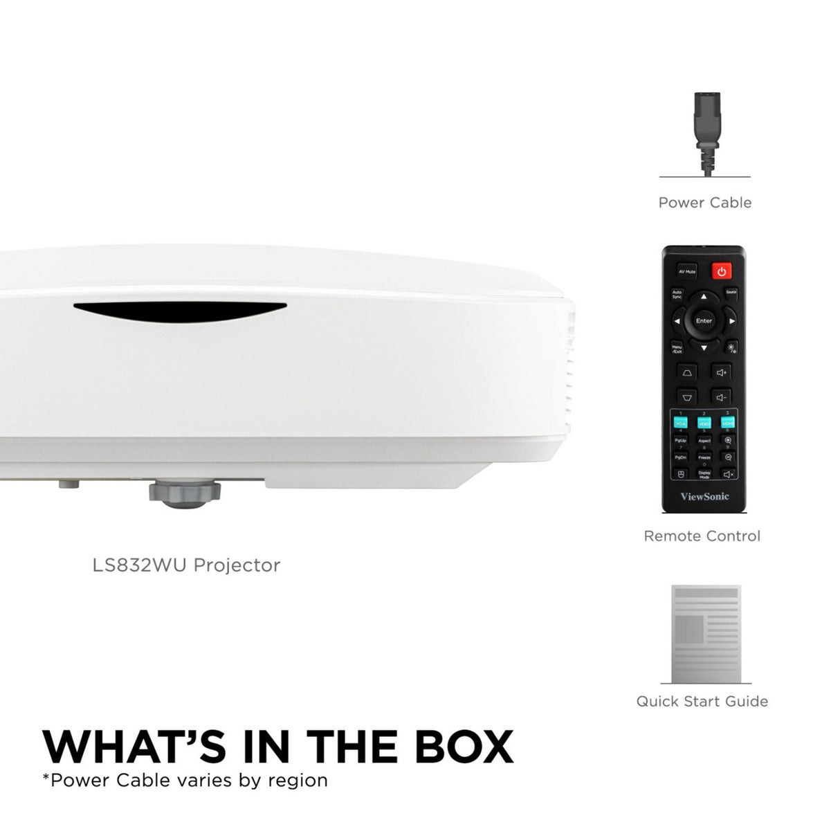 Viewsonic ls832wu Wuxga Ultra-Kurzdistanz-Laserprojektor (weiß, 5000 Ansi-Lumen)