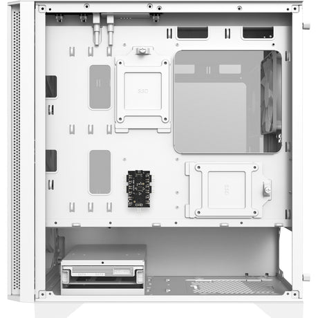 Montech Air 100 ArGB Mini-Tower-Gehäuse (weiß | 3x USB-A | gehärtetes Glas)