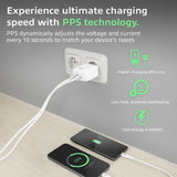 Act USB-C USB-A-Ladegerät 20 W PD PPS, Schnellladung, Ganfast