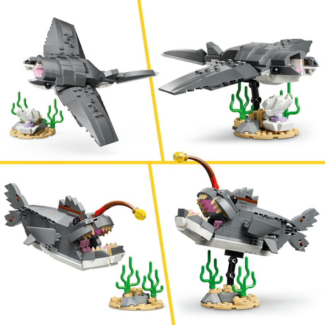 Lego Bauspielzeug „Wilder Hai mit Schatztruhe“ (31381)