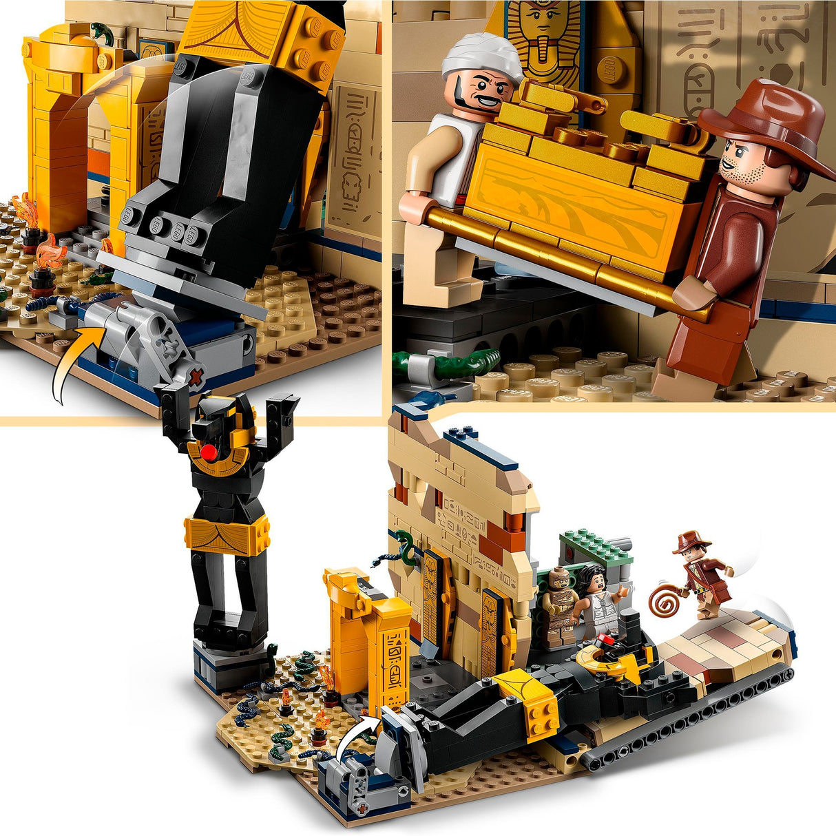Lego Indiana Jones – Flucht aus dem verborgenen Grab – Konstruktionsspielzeug (77013)
