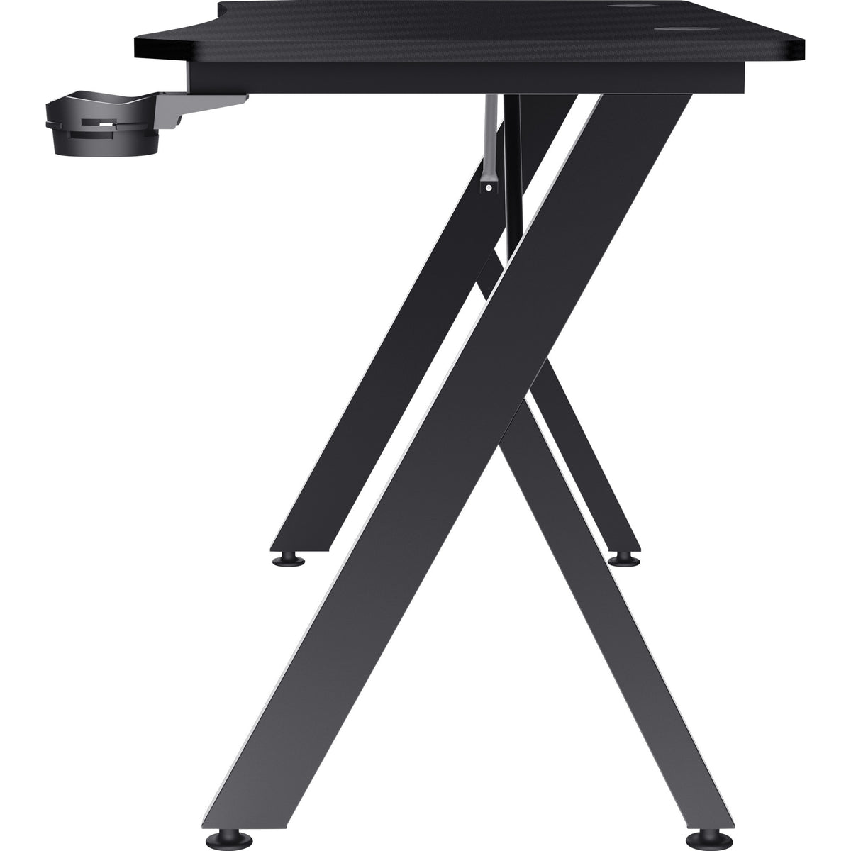 Trust GXT 712 Dynamus Gaming-Tisch Gaming-Schreibtisch (schwarz)