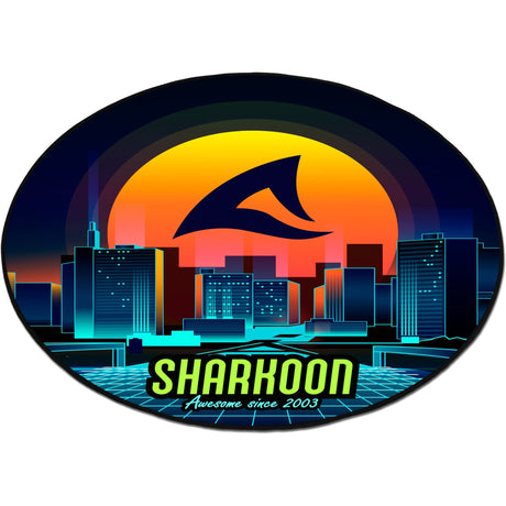 Sharkoon sfm11 Bodenmatte (Retro) Schutzmatte (blau gelb)