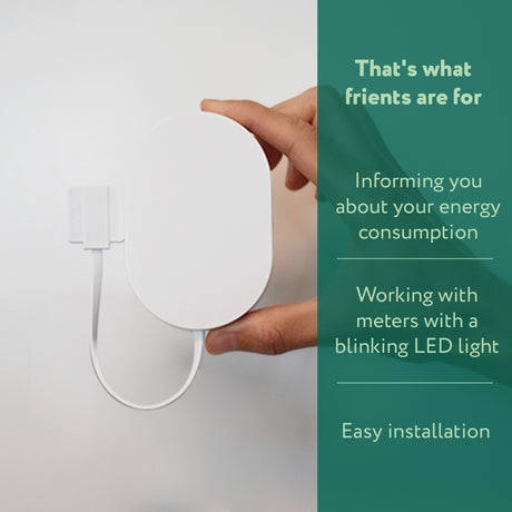 Ty Frient Electrici Meter Interface 2, LED-Energieeinsparung (weiß, ZigBee 3.0)
