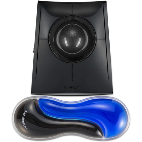Kensington Slim Duo Gel-Maus-Trackball-Handgelenkauflage (blau schwarz)
