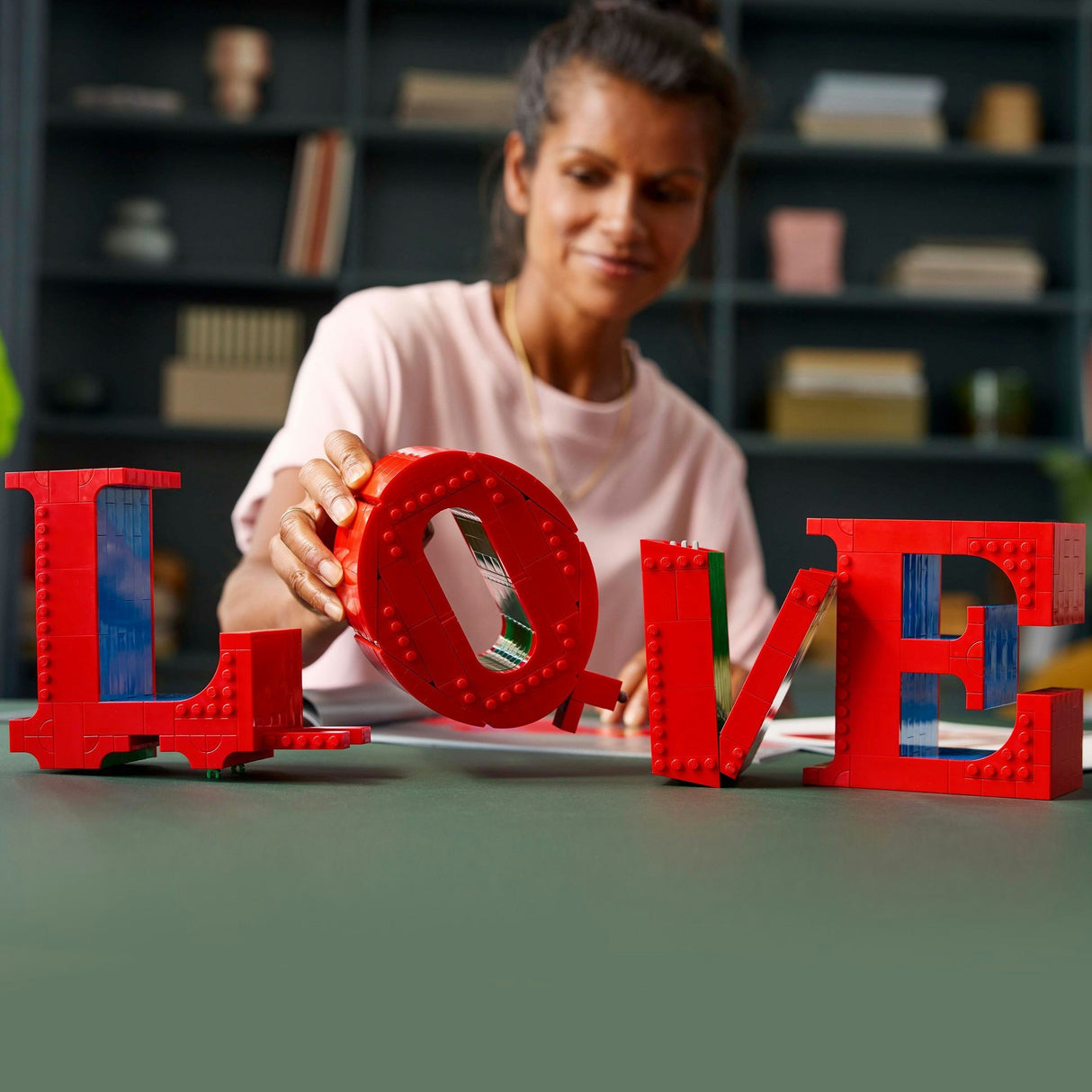 Lego Art Love Wohnaccessoire Dekoration Bausatz für Erwachsene, Valentinstagsgeschenk – 31214