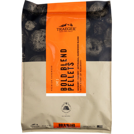 Traeger Bold Blended Pellets – Brennstoff in limitierter Auflage (8 kg)