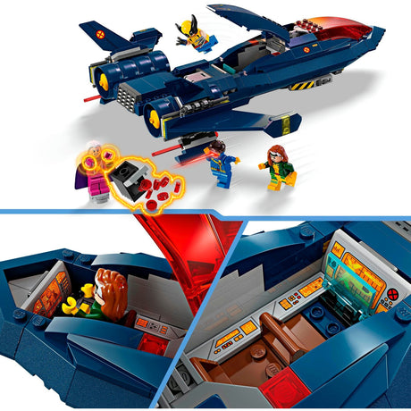 Lego Marvel – X-Men X-Jet Konstruktionsspielzeug (76281)