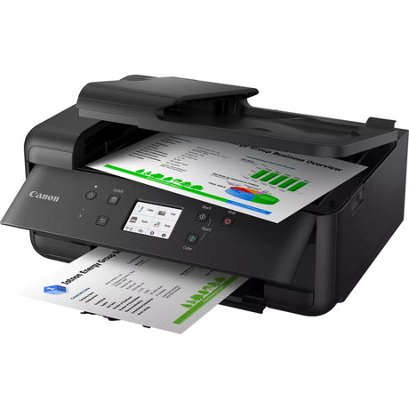 Canon Pixma TR7650 All-in-One-Tintenstrahldrucker mit Faxfunktion (schwarz, USB, WLAN, Kopieren, Scannen, Faxen)