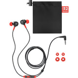 Powera kabelgebundene Ohrhörer für Nintendo Switch 2 In-Ear (schwarz rot, Nintendo Switch 2, Nintendo Switch, Nintendo Switch – OLED-Modell, Nintendo Switch Lite)