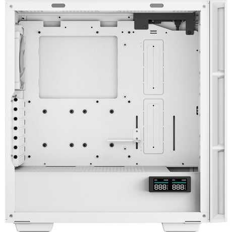 Deepcool ch560 digitales Midi-Tower-Gehäuse (weiß | 1x USB-A | 1x USB-C | RGB | gehärtetes Glas)