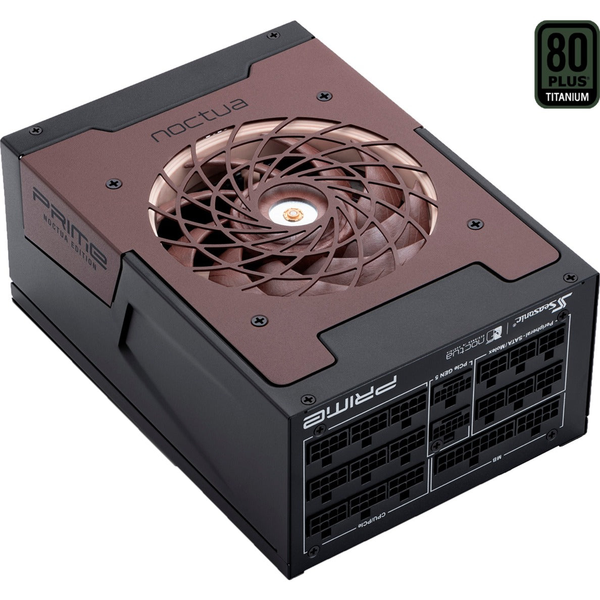 Noctua Prime TX-1600 Edition modulares 1600-Watt-Netzteil (schwarz, 2x 12VHPWR, 6x PCIE)