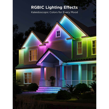 Govee Smart Outdoor LED-Streifen – 10 Meter IP65 – RGBICWW – App-Steuerung – Alexa Google